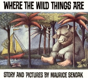 La portada del libro Where the Wild Things Are