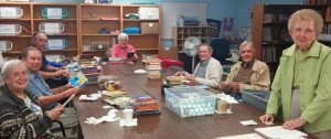 The Golden Kiwanis help at the BookSpring office
