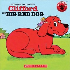 La portada del libro de Clifford el Gran Perro Rojo