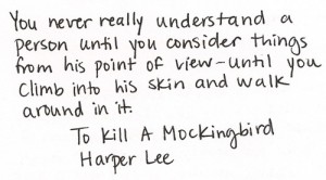 Cita de Harper Lee Punto de vista