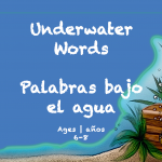 Weekly Themes BookSpring at-home learning Underwater Word ages 6-8