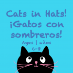Semana 30 Gatos con sombrero Tarjeta de 6 a 8 años