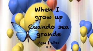 Week 35 When I Grow Up Card Ages 3-5