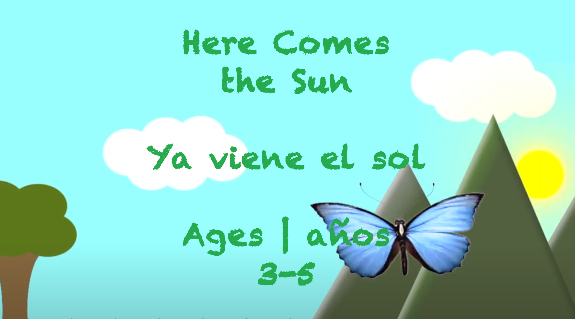 Week 38 Here Comes The Sun Ages 3-5