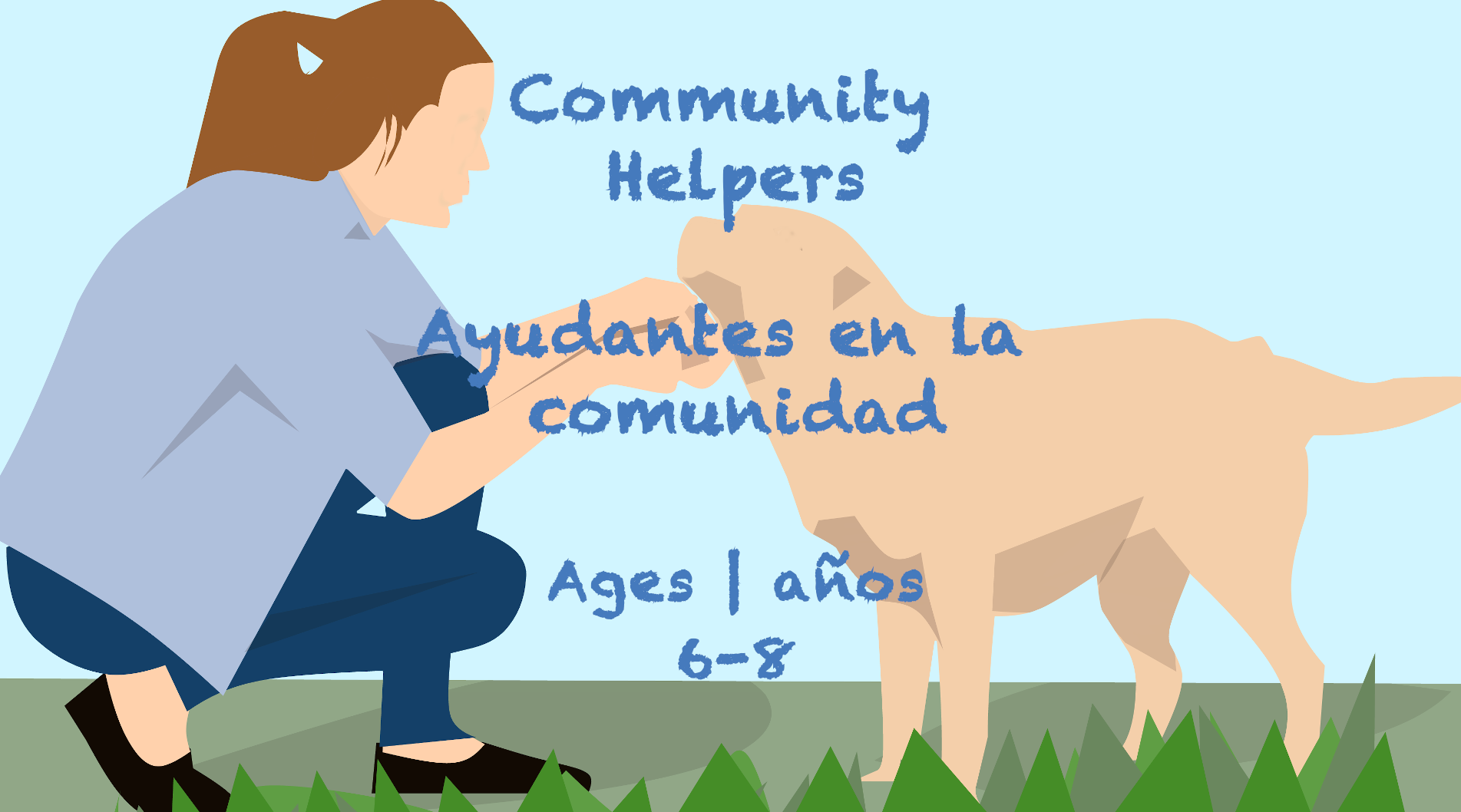 Ayudantes comunitarios para niños de 6 a 8 años