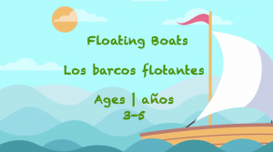 Week 51 Floating Boats Card Ages 3-5