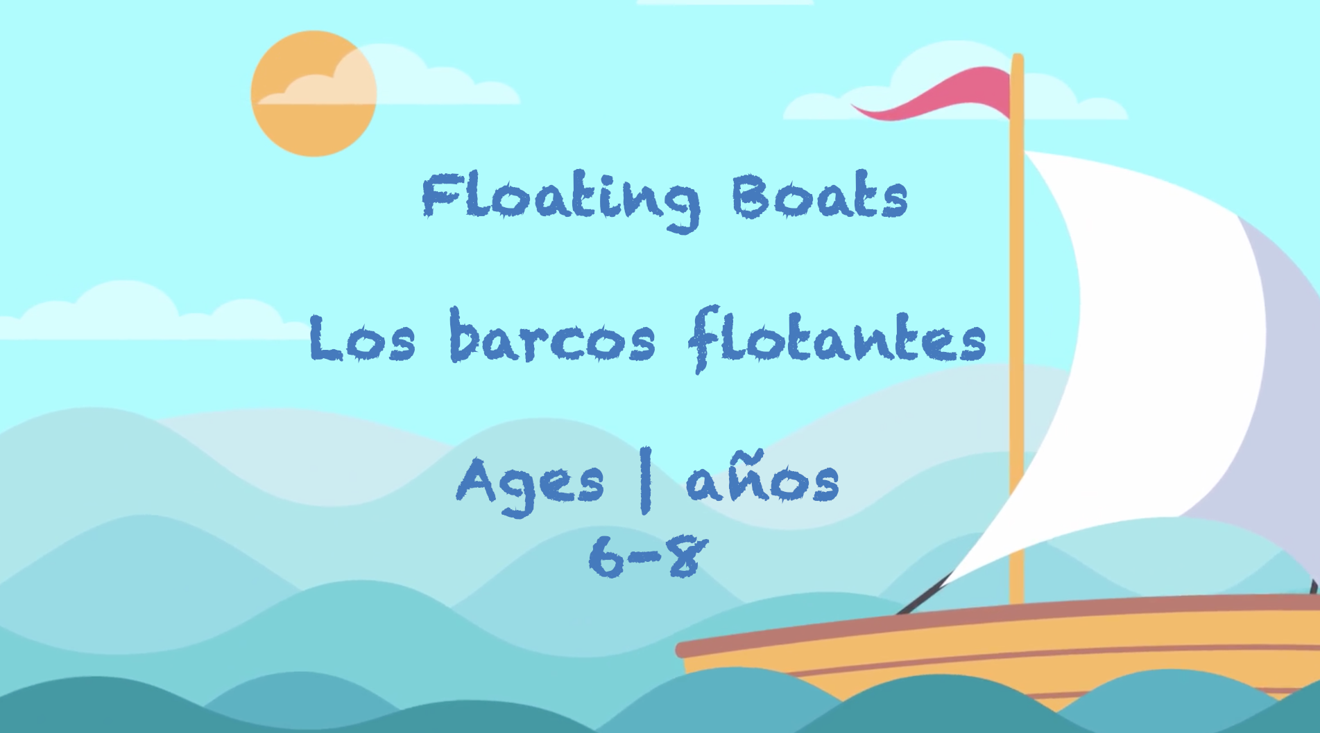 Barcos flotantes para niños de 6 a 8 años