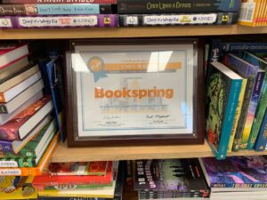 BookSpring Honored to be in the top Three Finalists for Ethics Award